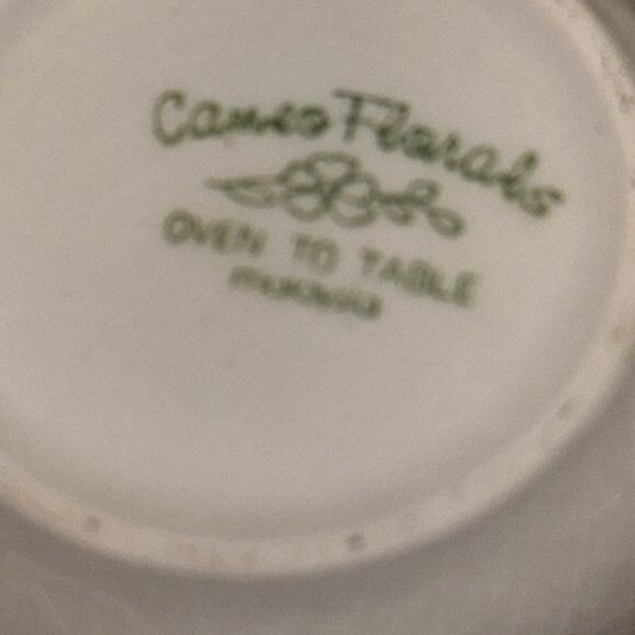 Set Of 3 Cameo Florals Oven To Table Ceramic Mugs With Peach Blossom Design - Picture 11 of 14